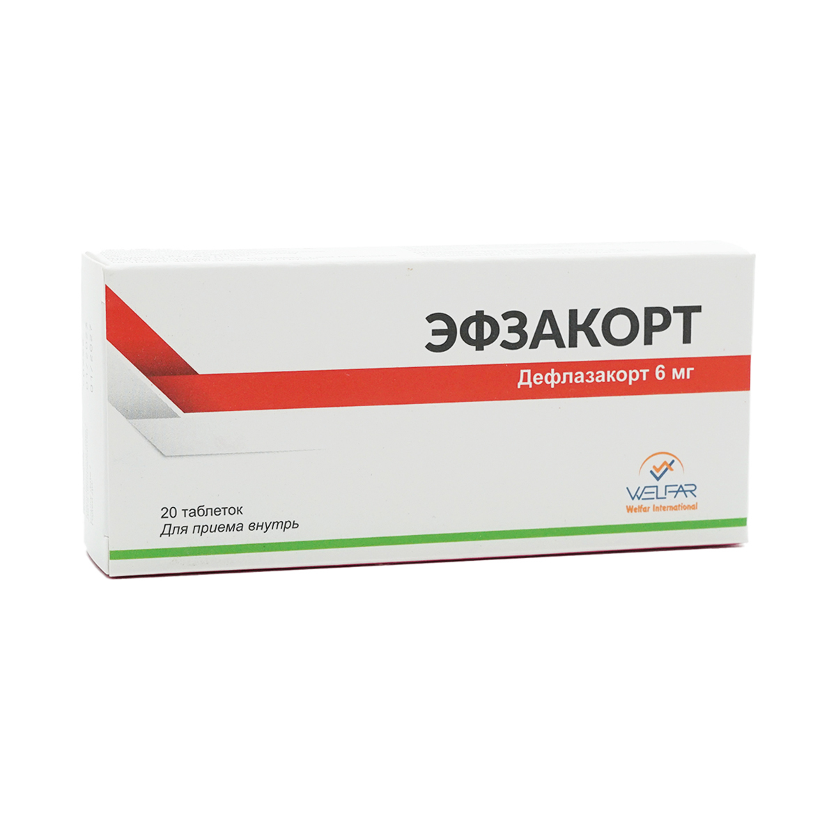 Efzacort - ეფზაკორტი 6მგ 20 ტაბლეტი