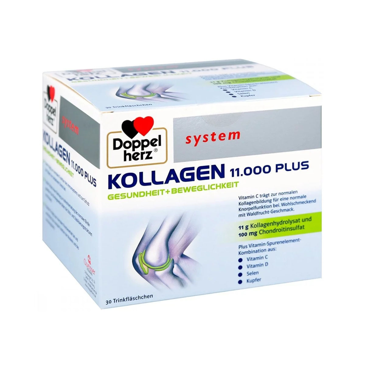 Doppelherz System - დოპელჰერც სისტემი კოლაგენ+ 30 ამპულა