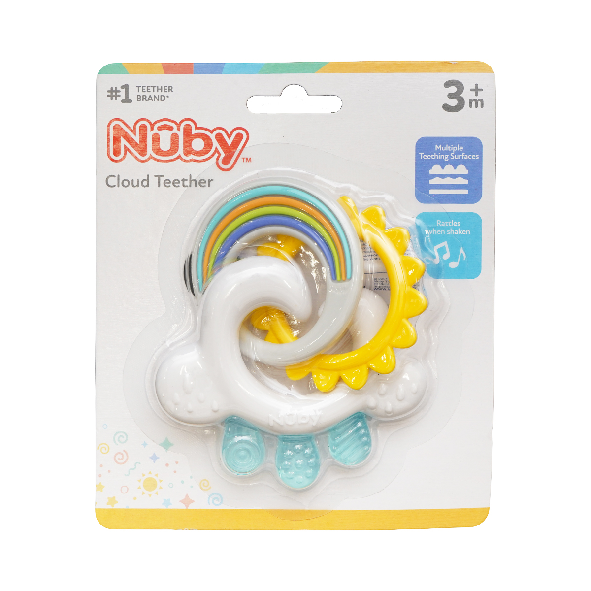 Nuby - ნუბი ღრძილების მასაჟორი 3 თვიდან 06023