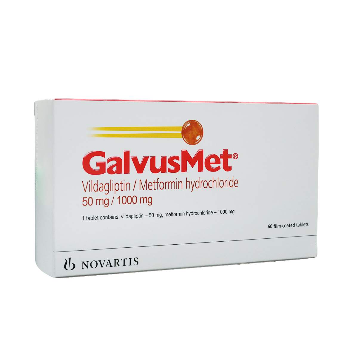 GalvusMet - გალვუს მეტი 50/1000მგ 60 ტაბლეტი