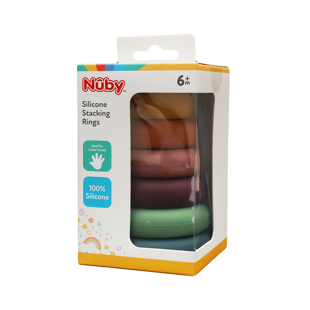 Nuby - ნუბი სილიკონის პირამიდა 6 თიდან 06018