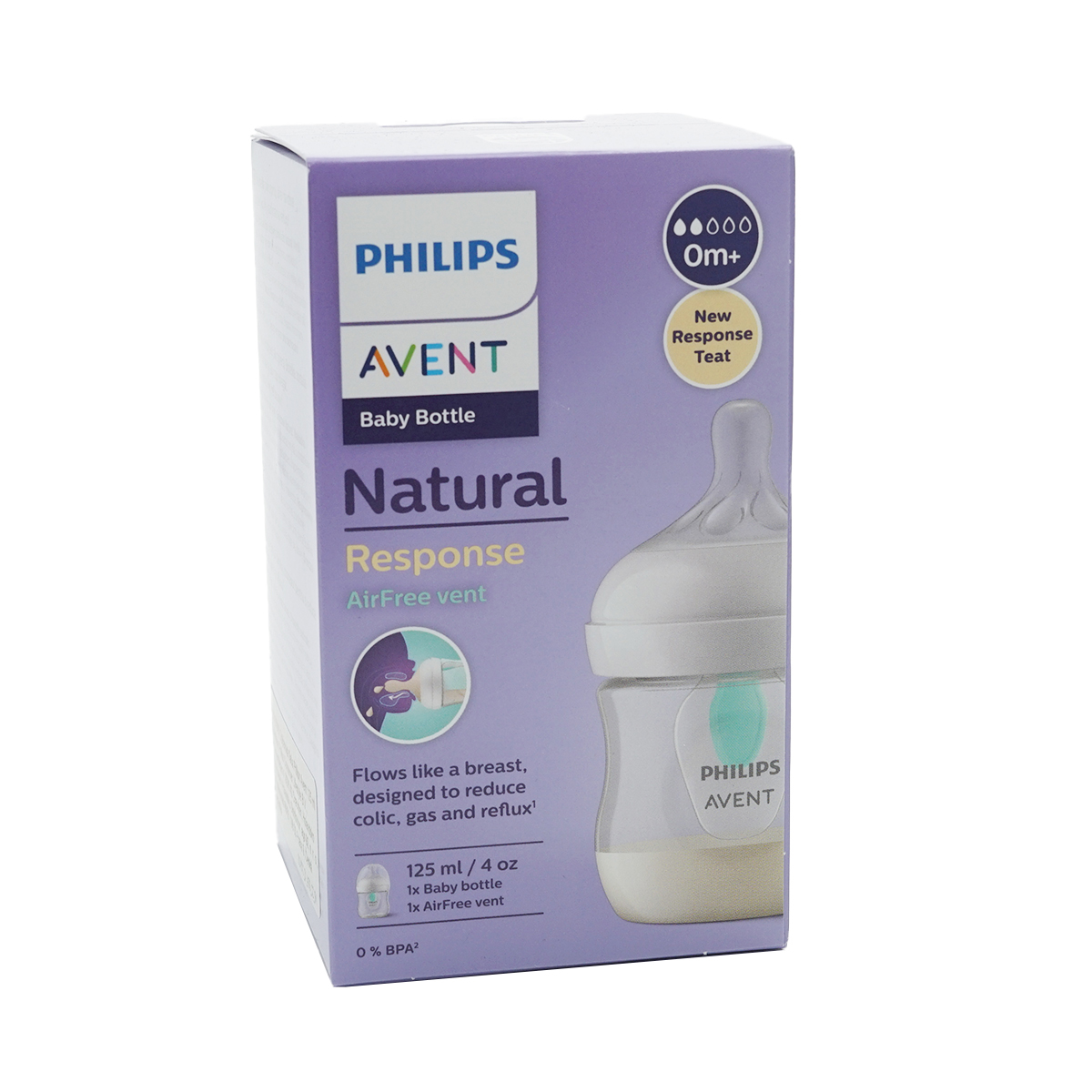 Avent - ავენტი ბოთლი 0+ თვიდან 125მლ 0338