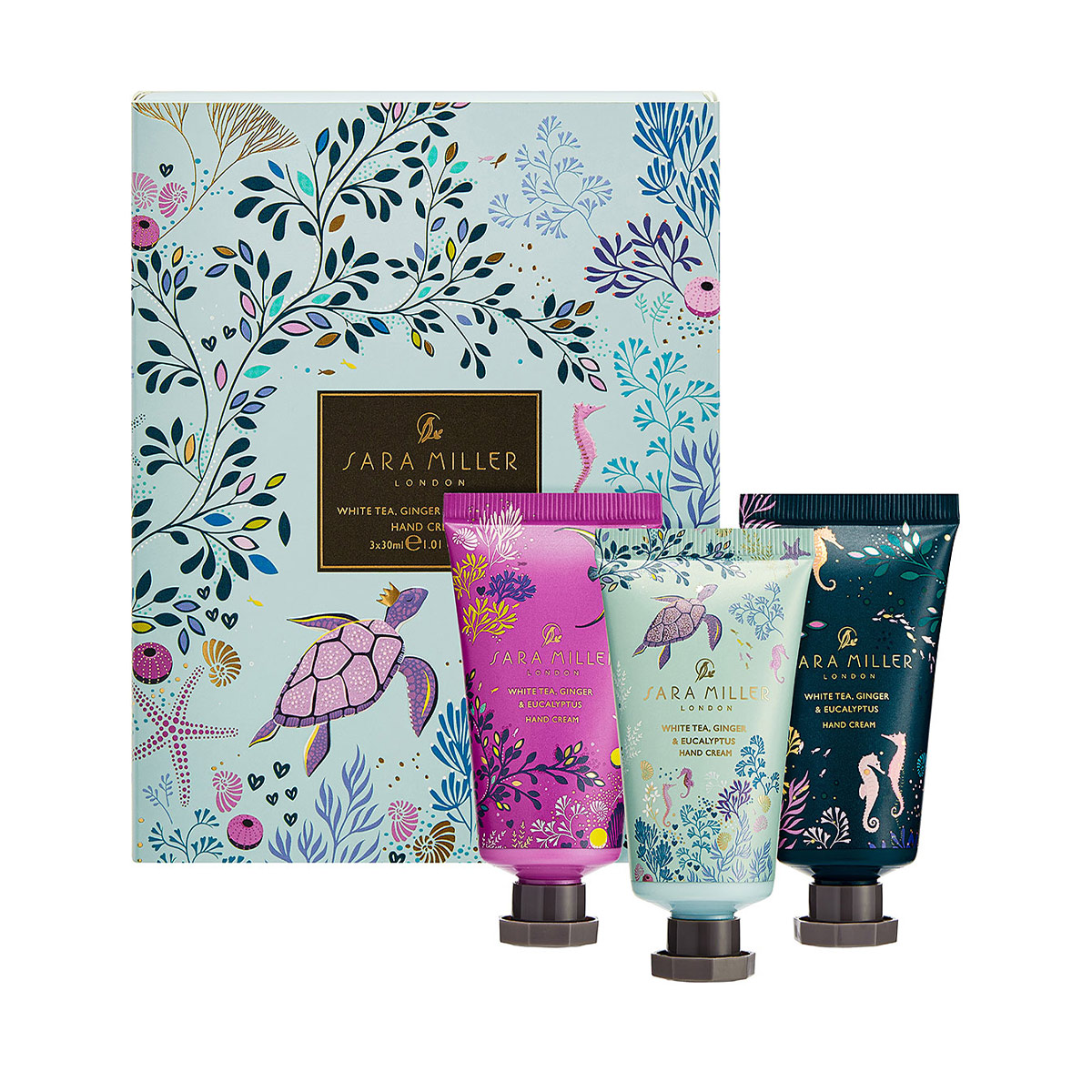 Heathcote And Ivory - ჰესკოტი და აივორი ხელის კრემები 30მლ 3 ცალი Sara Miller 5947