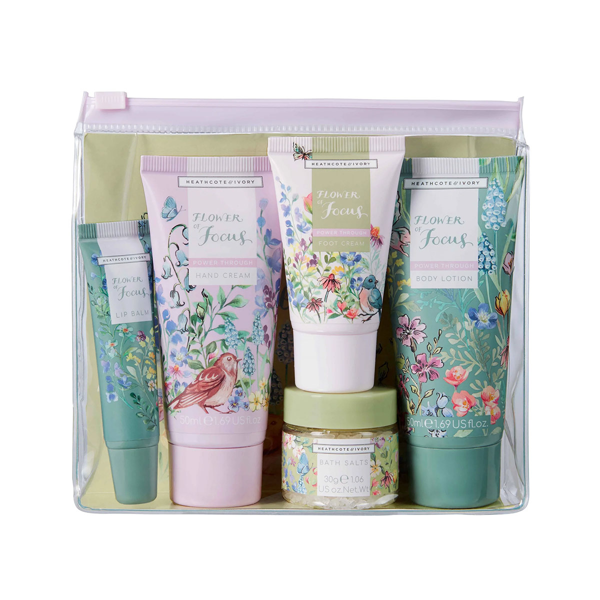 Heathcote And Ivory - ჰესკოტი და აივორი ტანის მოვლის ნაკრები Flower of Focus 4069