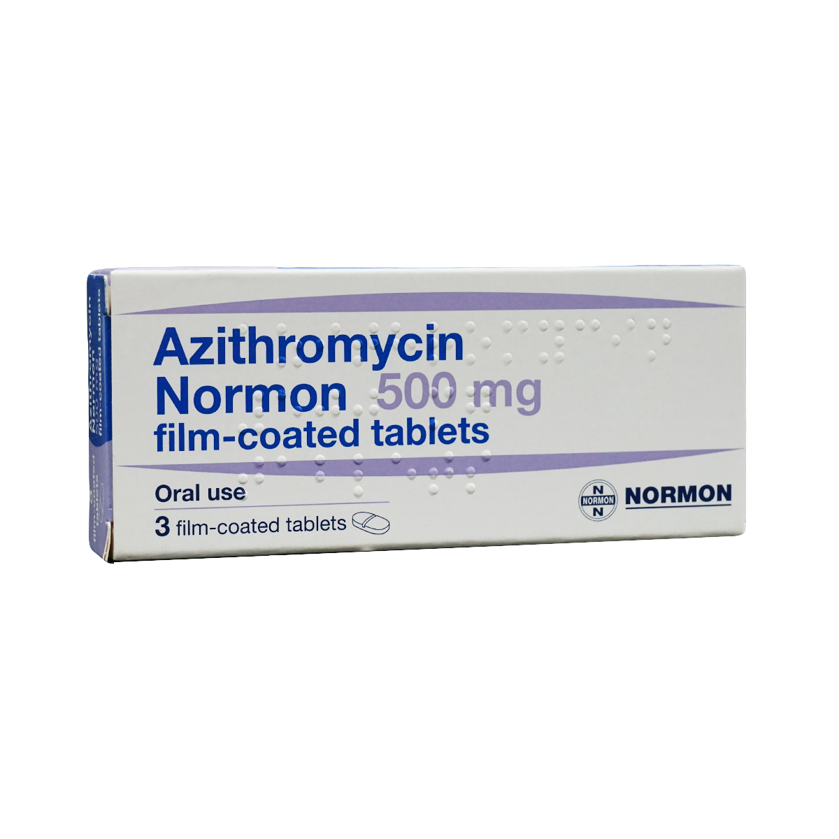 Azithromycin - აზითრომიცინი ნორმონი 500მგ 3 ტაბლეტი