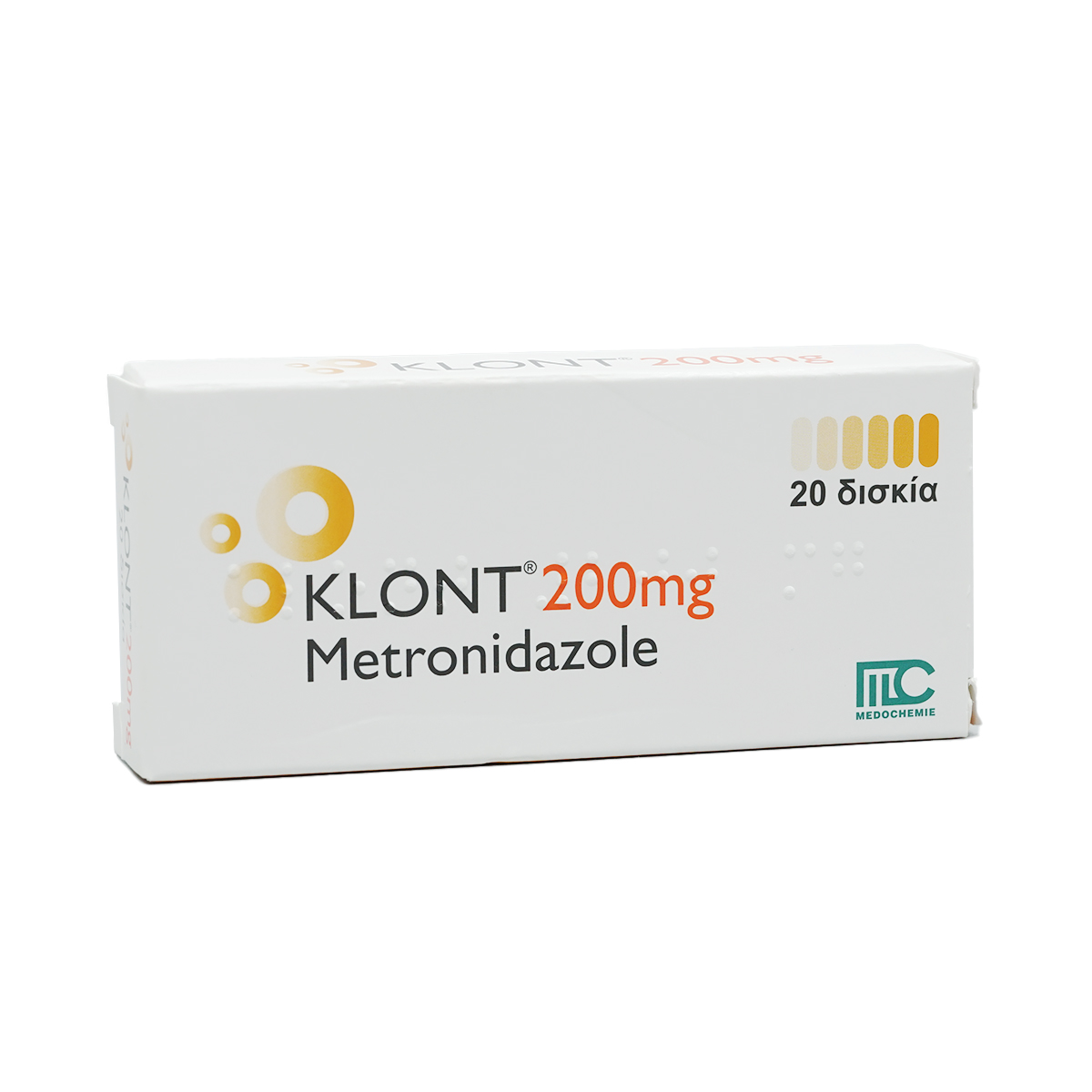 Klont - კლონტი 200მგ 20 ტაბლეტი