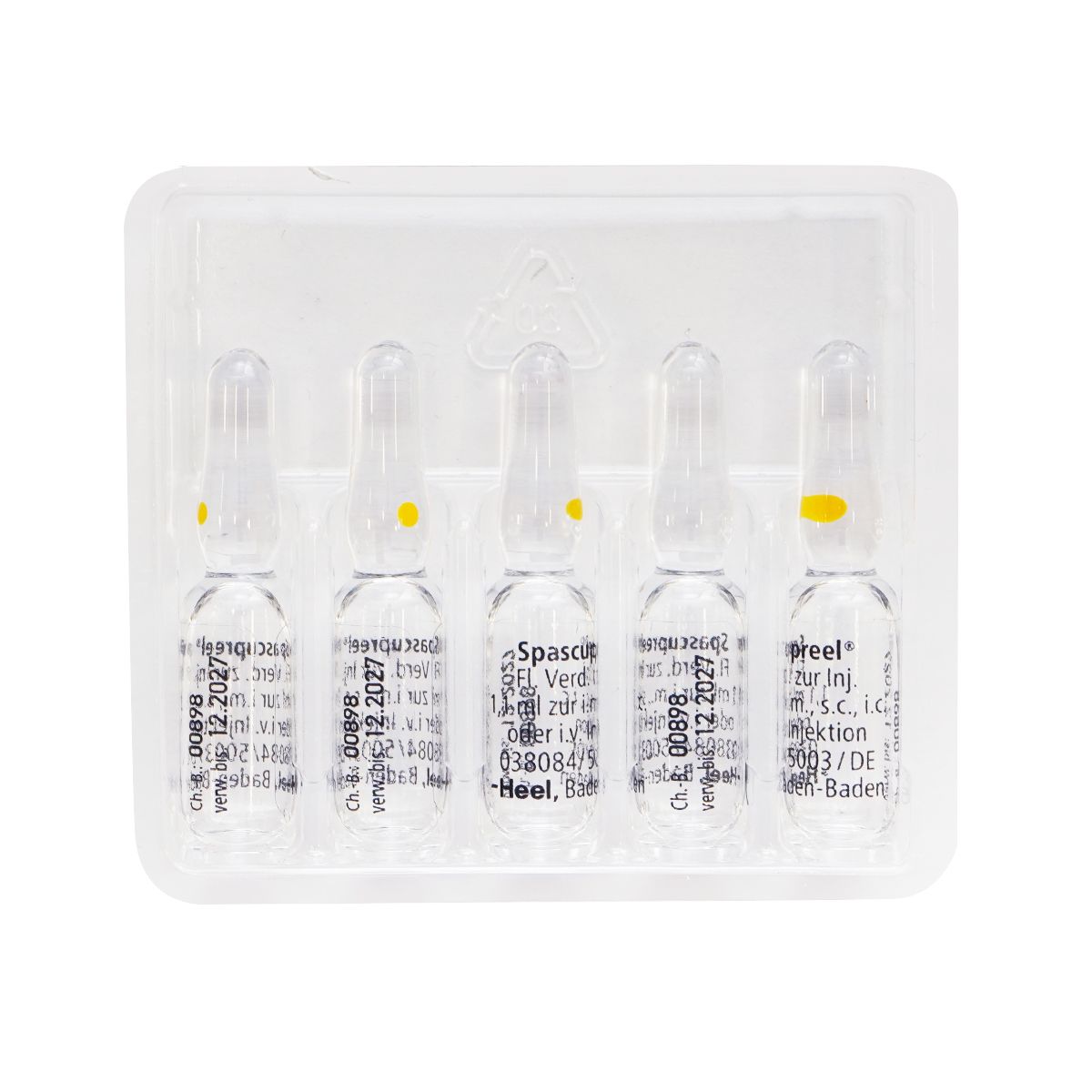 სპასკუპრელი - Spasqupreel 1.1 მლ 5 ამპულა 