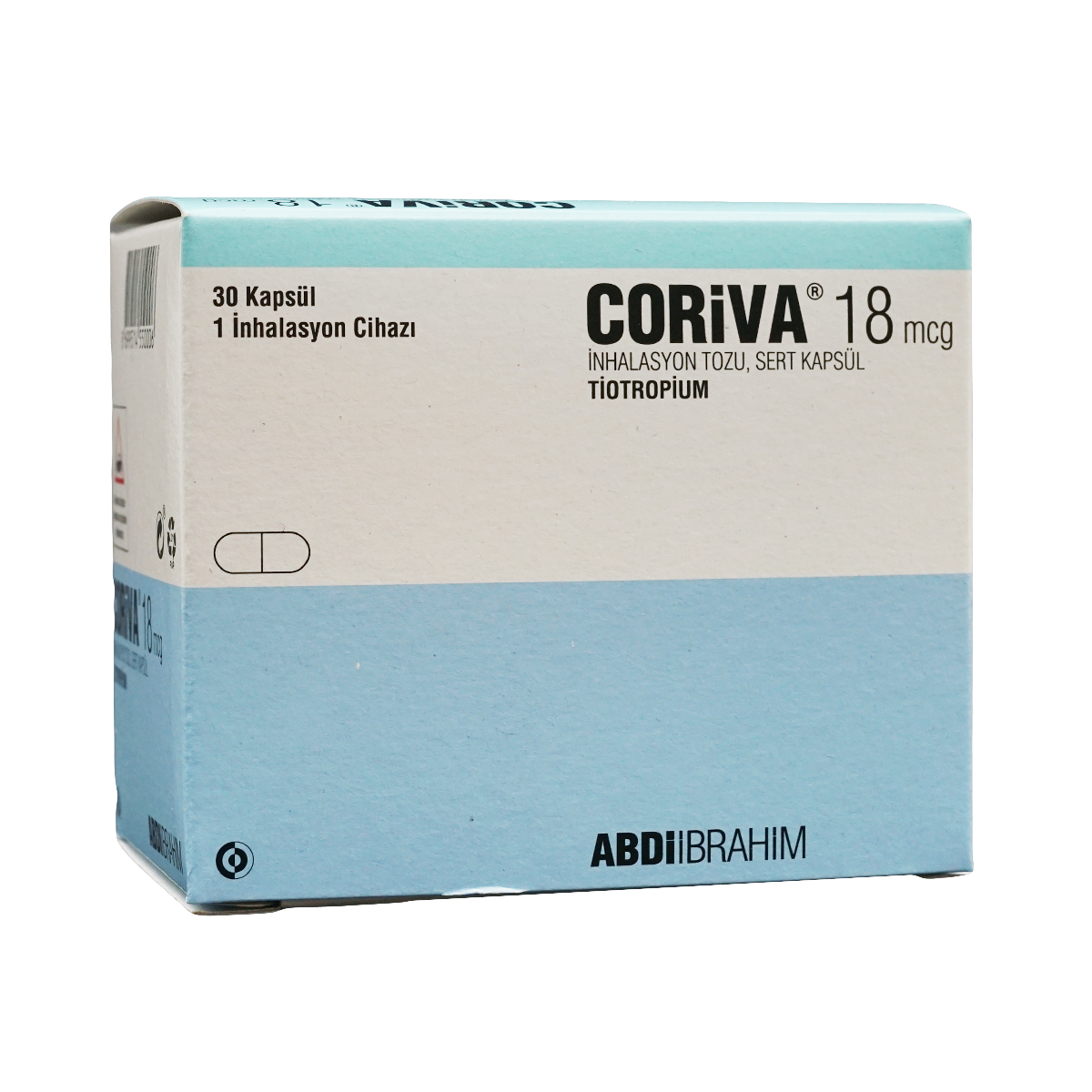 Coriva - კორივა საინჰალაციო ფხვნილი 18მკ და 30 კაფსულა