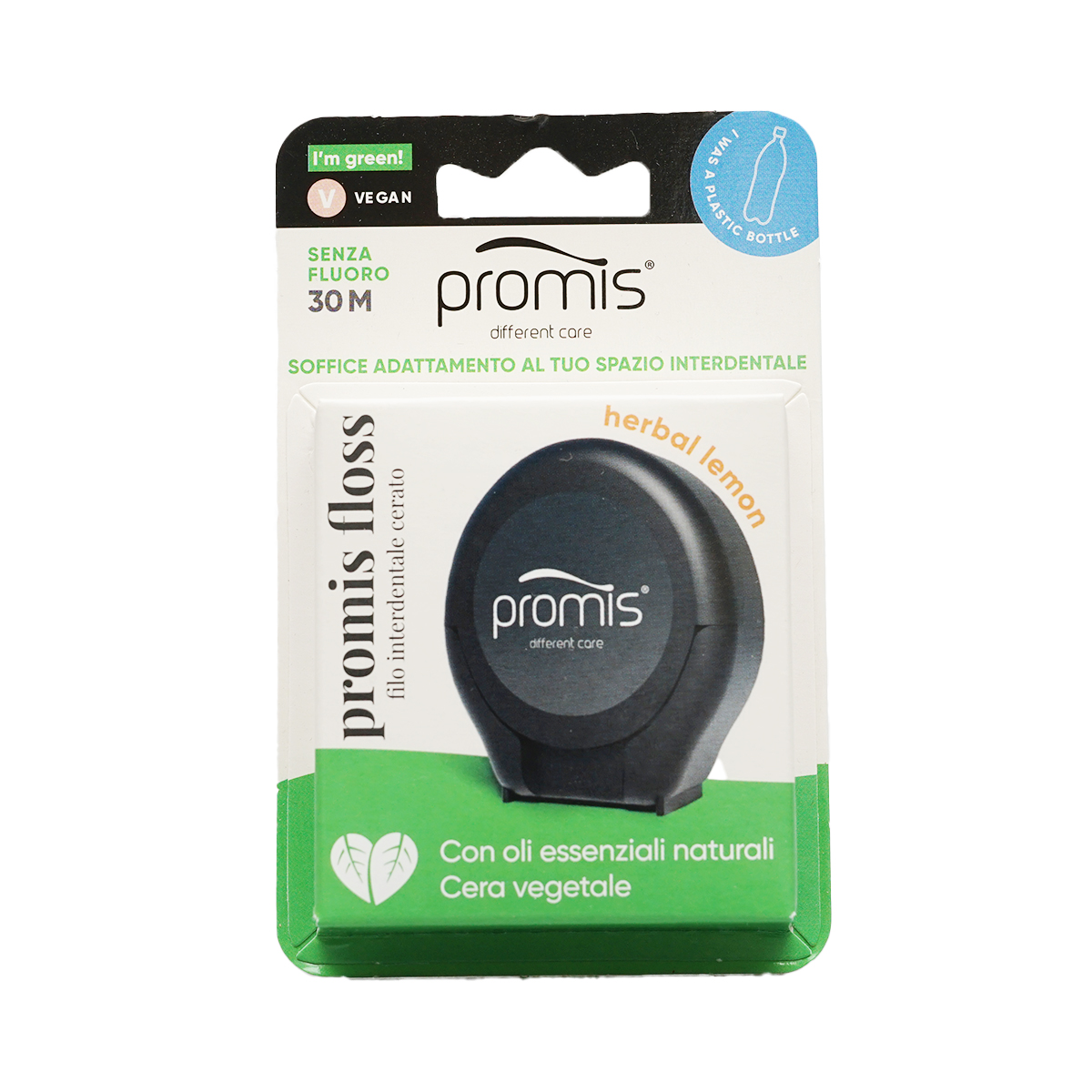 Promis - პრომის კბილის ძაფი Ocean შავი 30მ 0367