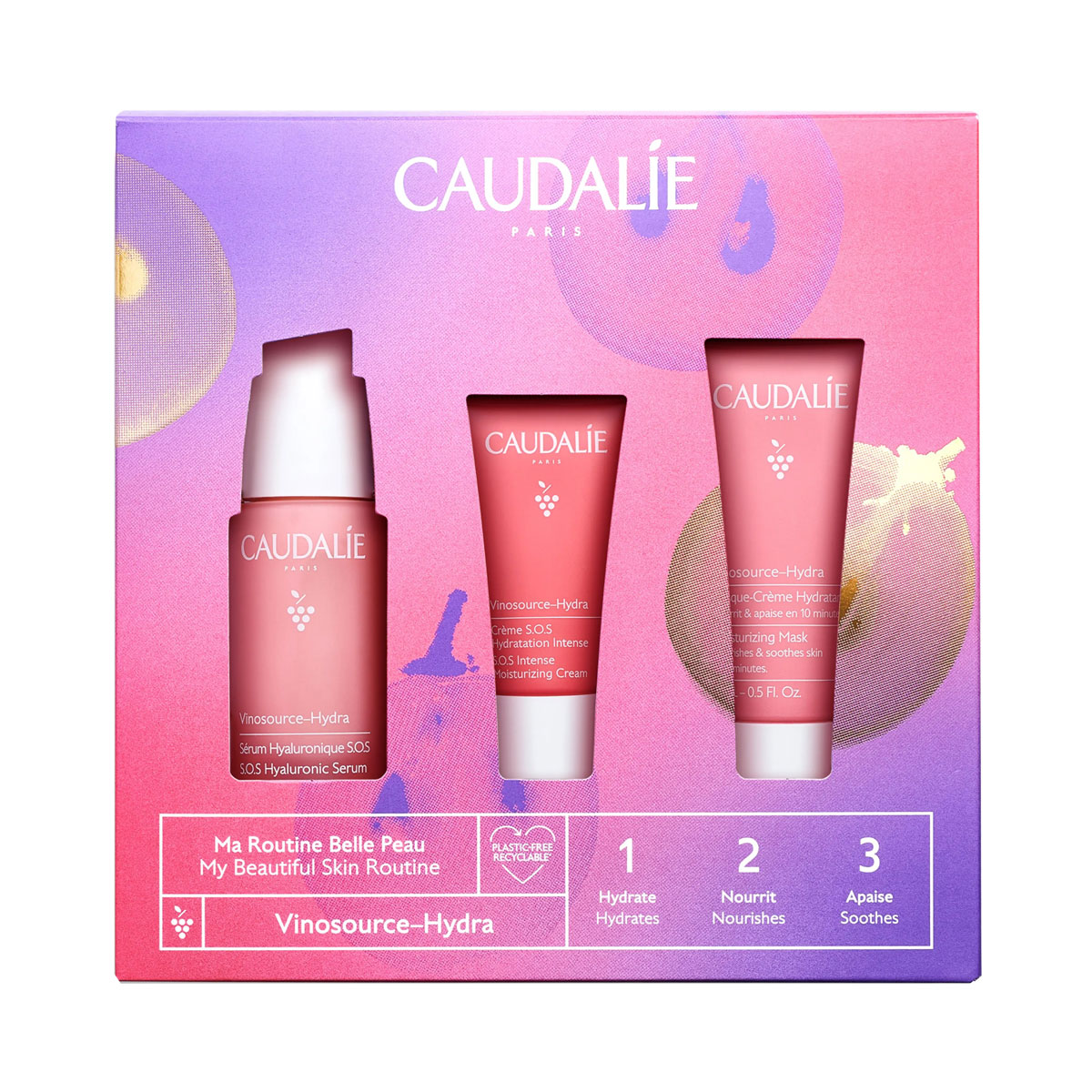 Caudalie - კოდალი სასაჩუქრე ნაკრები Vinoscure Hydra 2023 8074