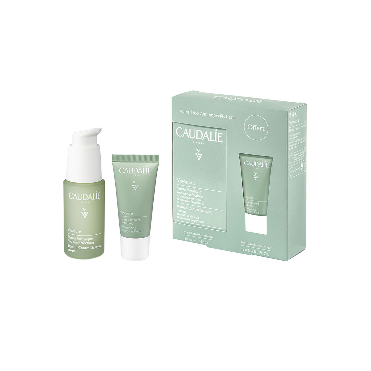 Caudalie - კოდალი სასაჩუქრე ნაკრები VINOPURE 2023 8359 2
