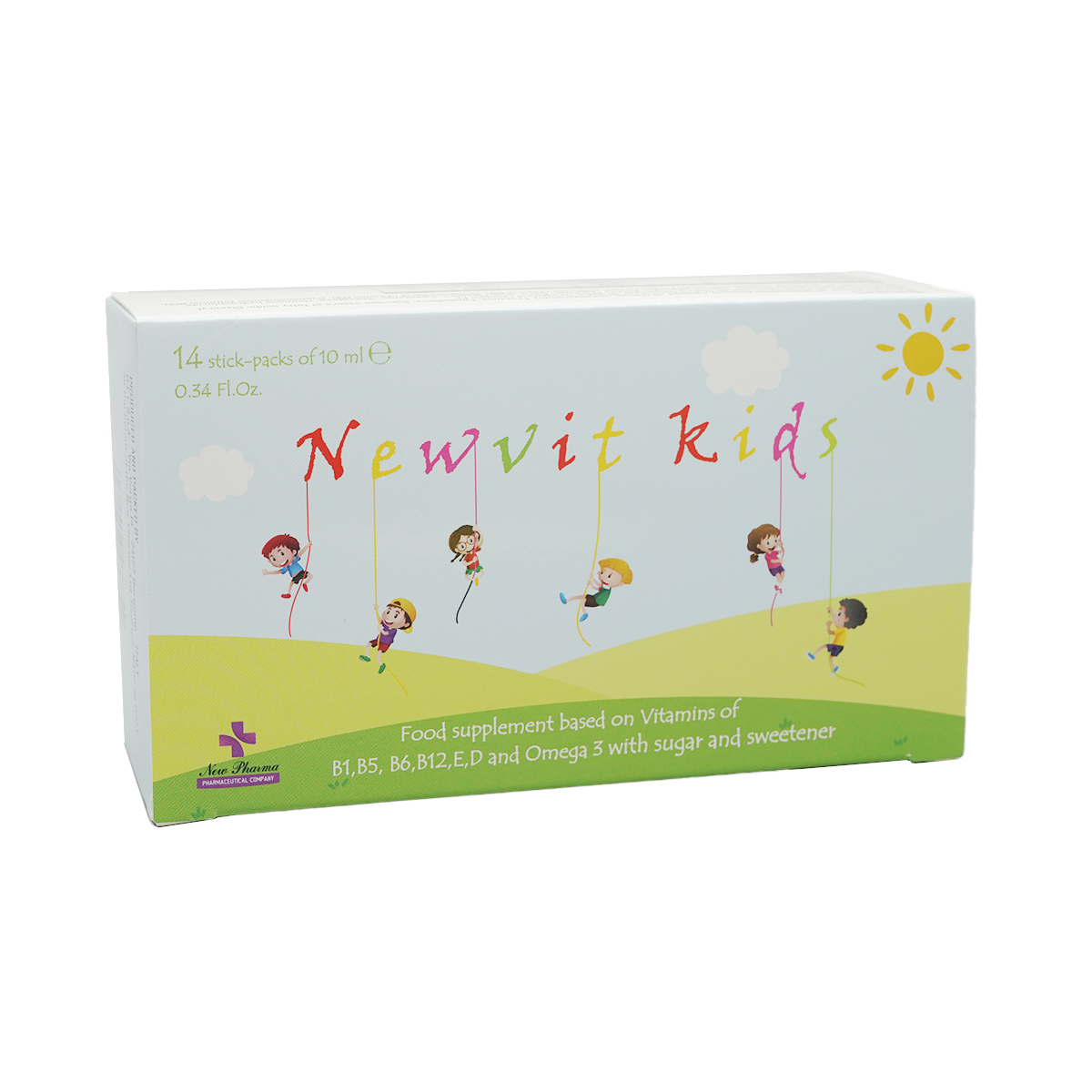 Newvit Kids - ნიუვიტი ქიდსი 10მლ 14 პაკეტი