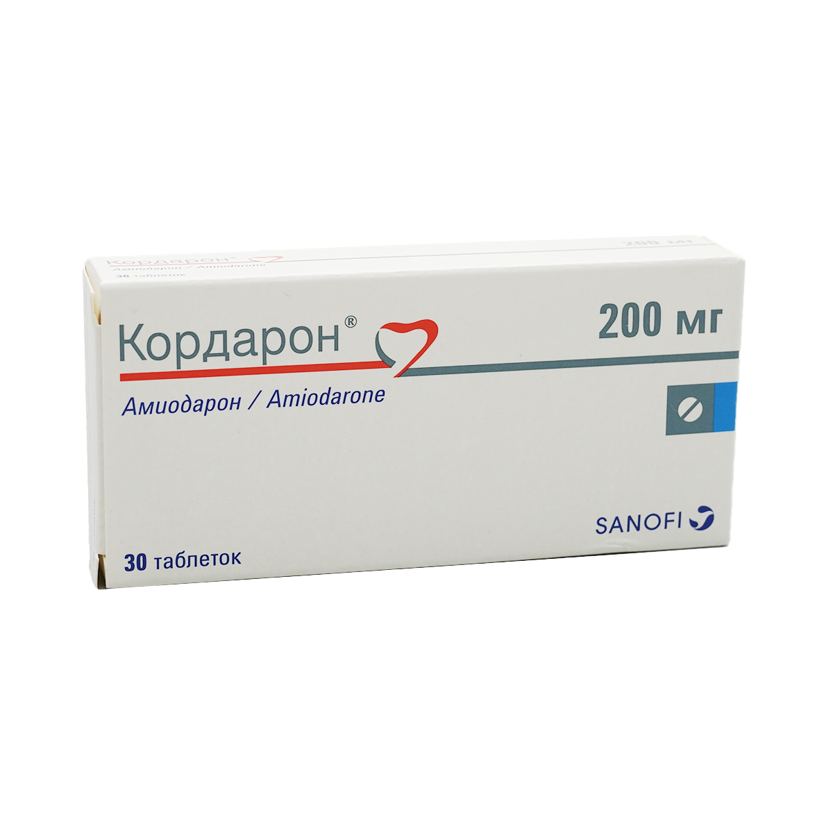 Cordarone - კორდარონი 200მგ 30 ტაბლეტი