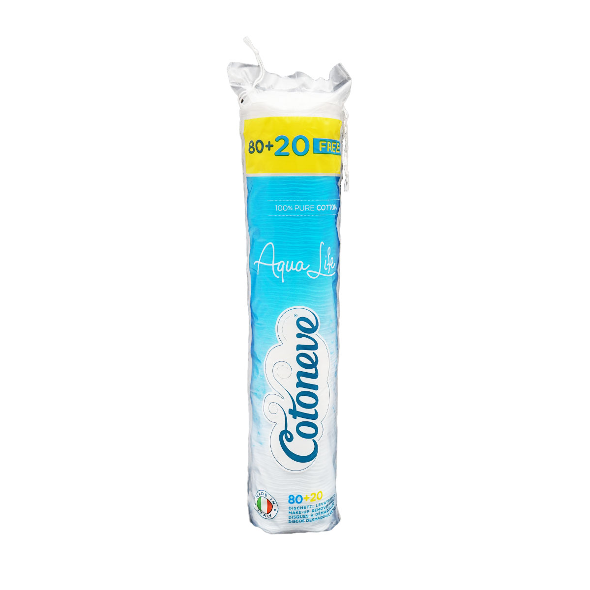 დემაკიაჟის ბამბის დისკი 80+20 ცალი 2478