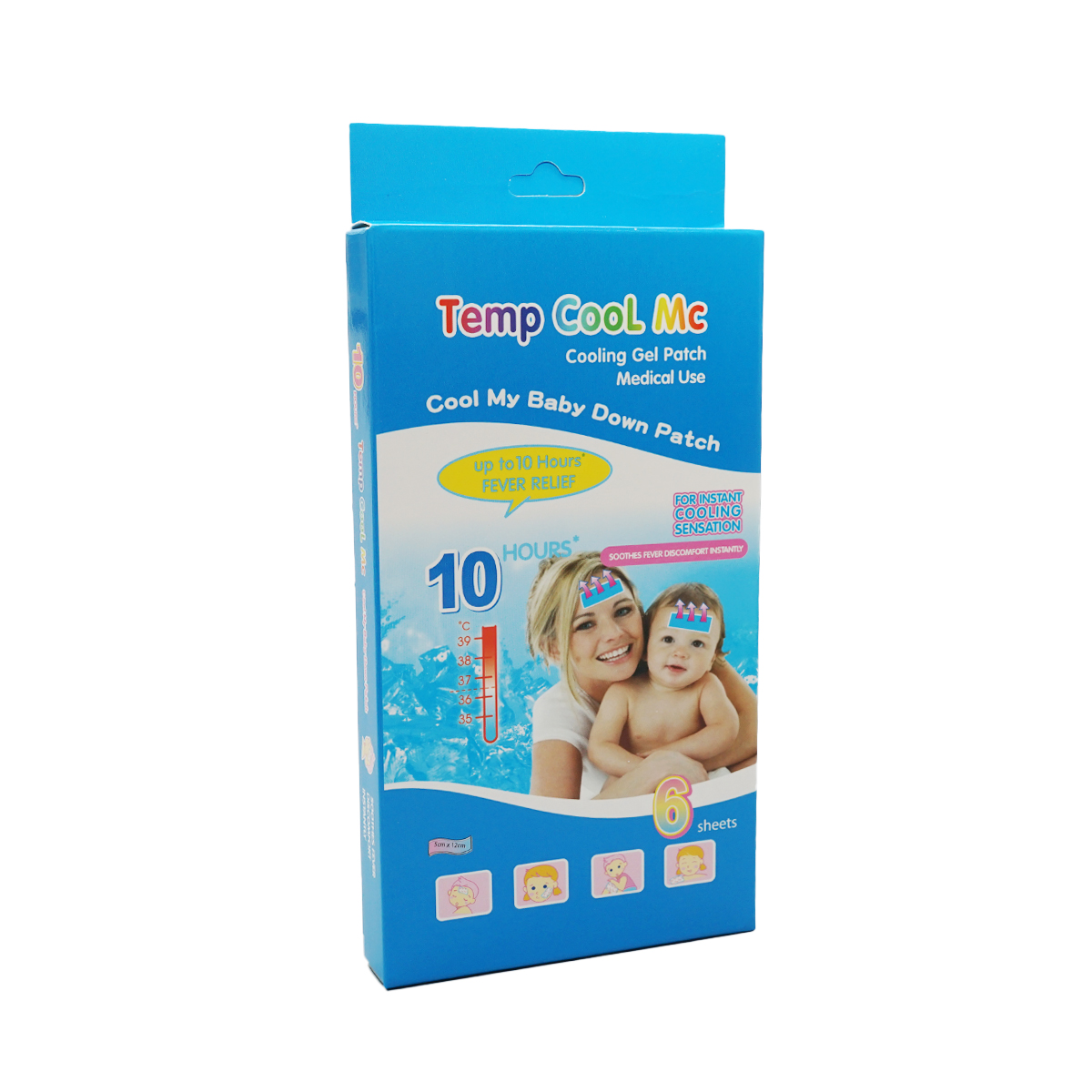 Temp cool - ტემპქული MC პლასტირი 6 ცალი