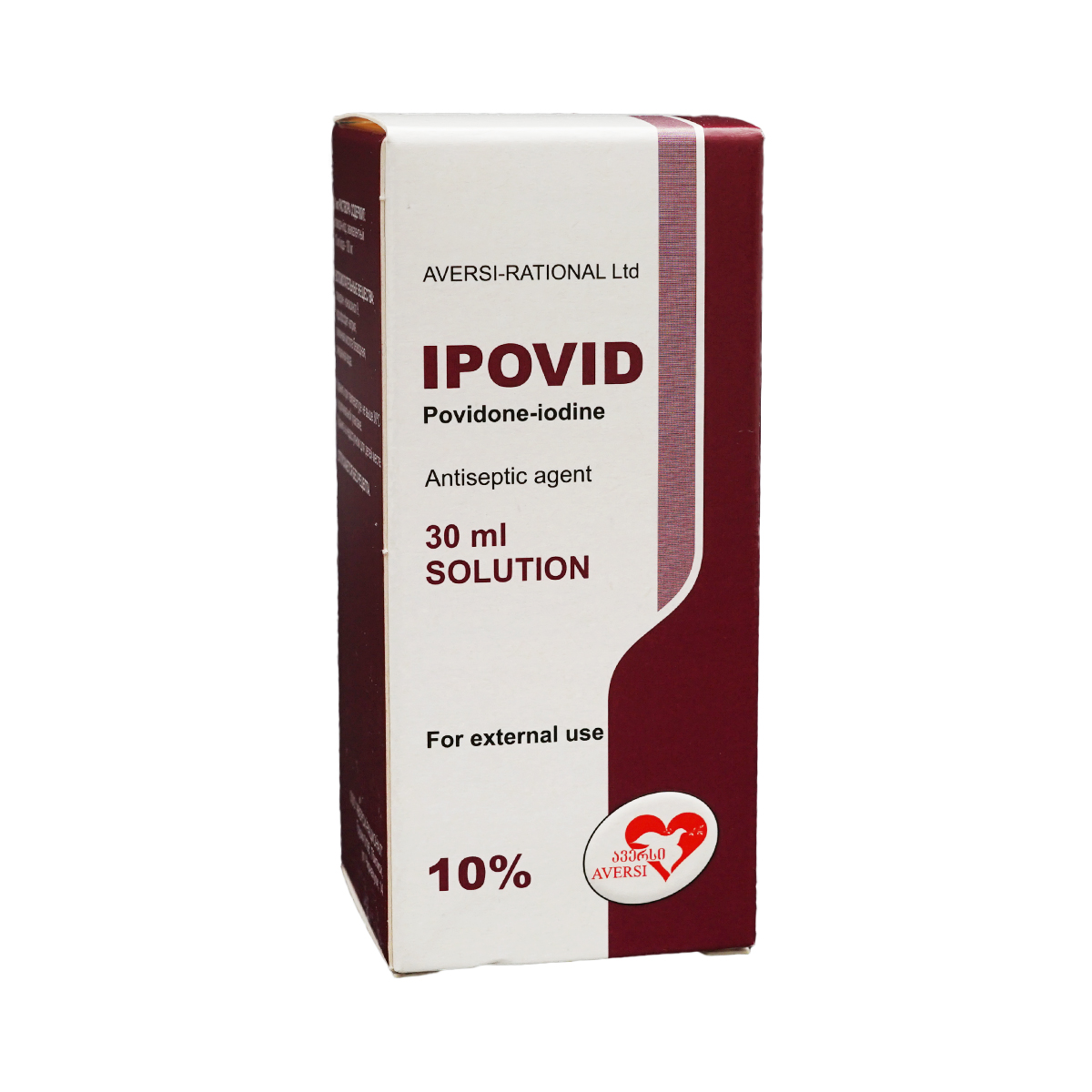 Ipovid - იპოვიდი ხსნარი 10% 30მლ 2