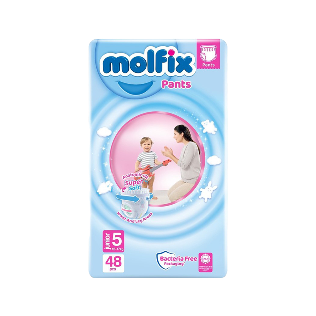 Molfix - მოლფიქსი ტრუსი 12-17კგ 48 ცალი 2728