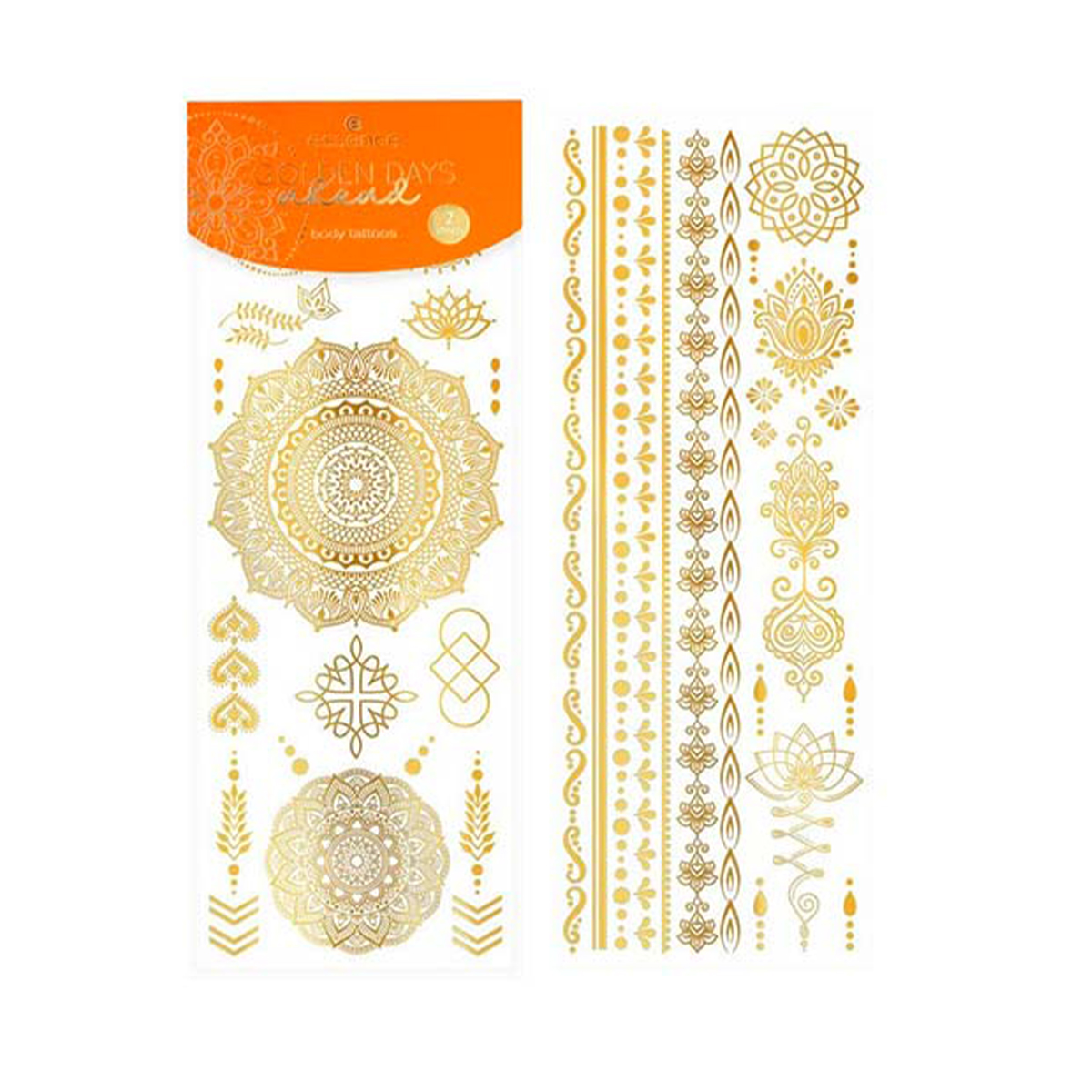 Essence - ესენსი Golden ტანის ტატუების ნაკრები 01 0381
