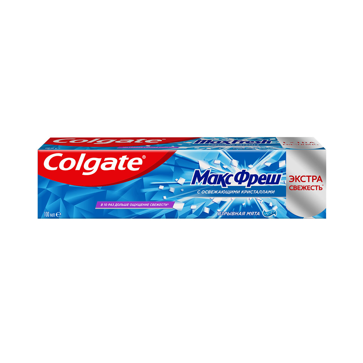 Colgate - ქოლგეითი კბილის პასტა Max Fresh Cool Mint ლურჯი 100 მლ 2
