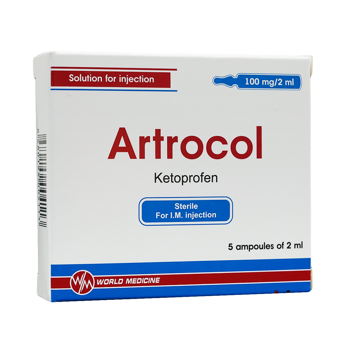 Artrocol - ართროკოლი 100მგ/2მლ 2მლ 5 ამპულა