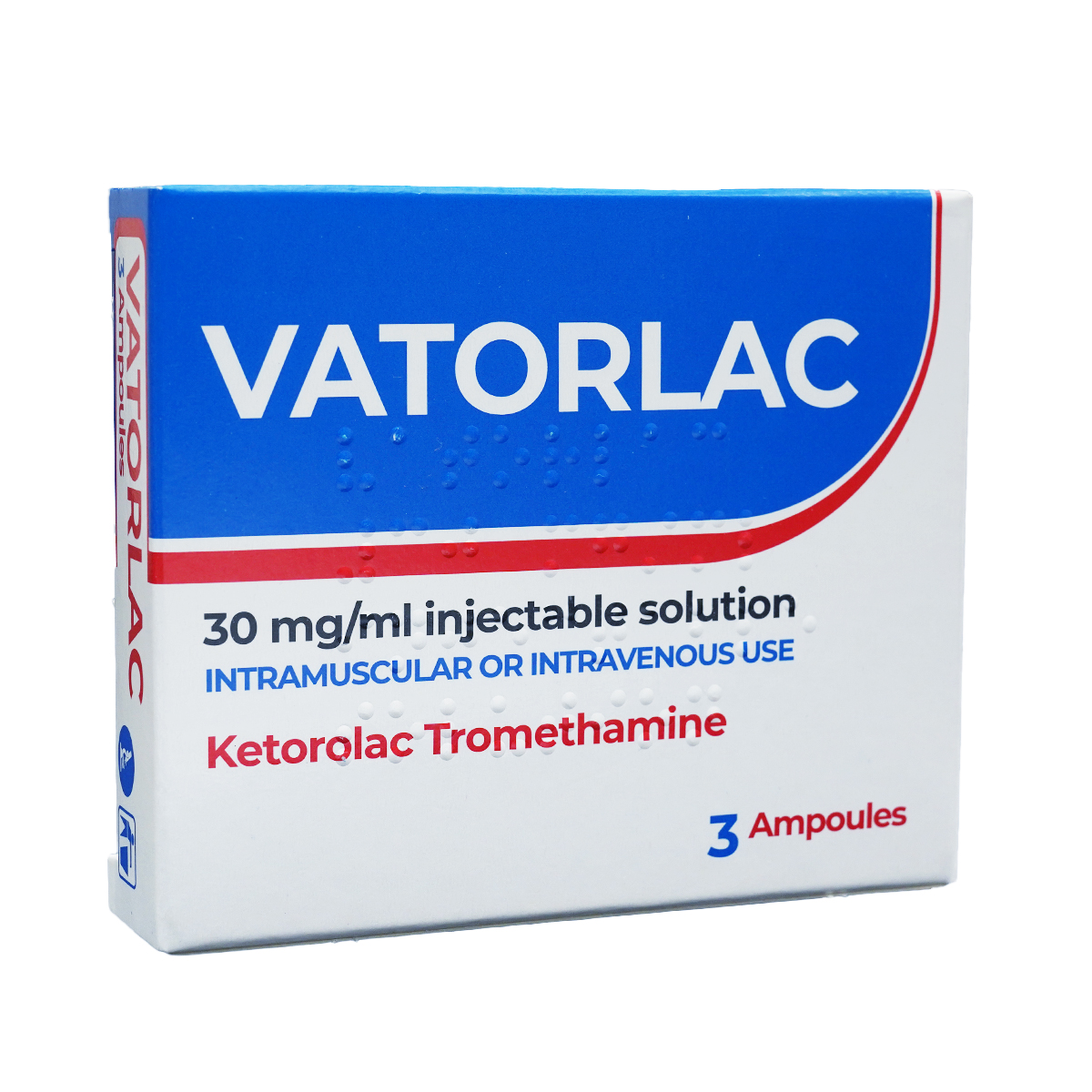 Vatorlac - ვატორლაკი 30მგ/მლ 1მლ 3 ამპულა