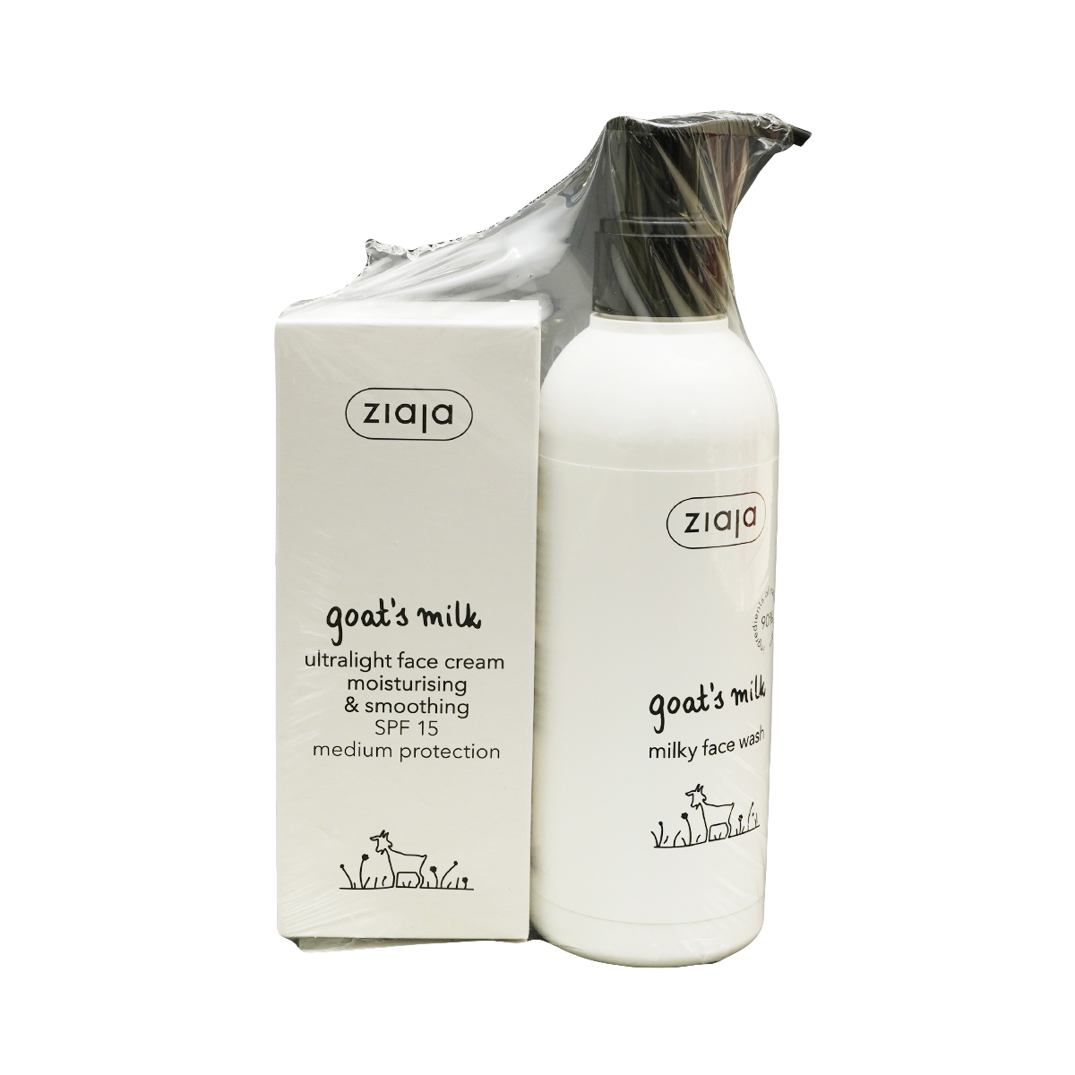 Ziaja - ზიაია თხის რძის სახის კრემი და სახის დასაბანი 9848