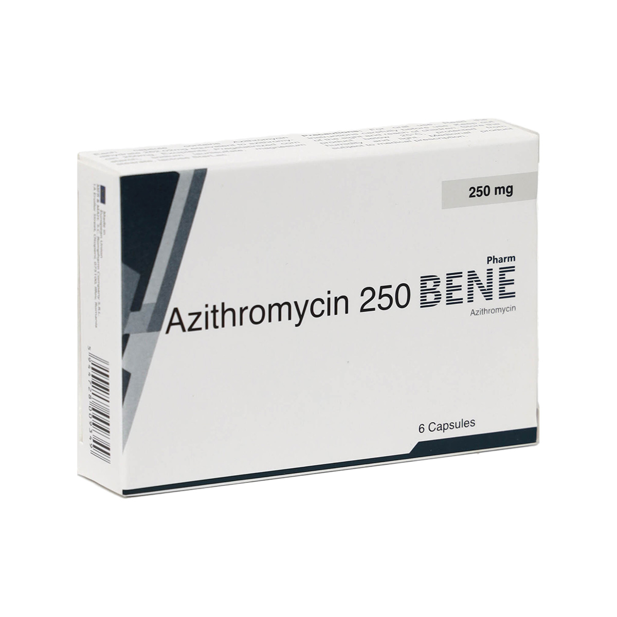 Azithromycin BENE Pharm - აზითრომიცინი ბენეფარმი 250მგ 6 კაფსულა