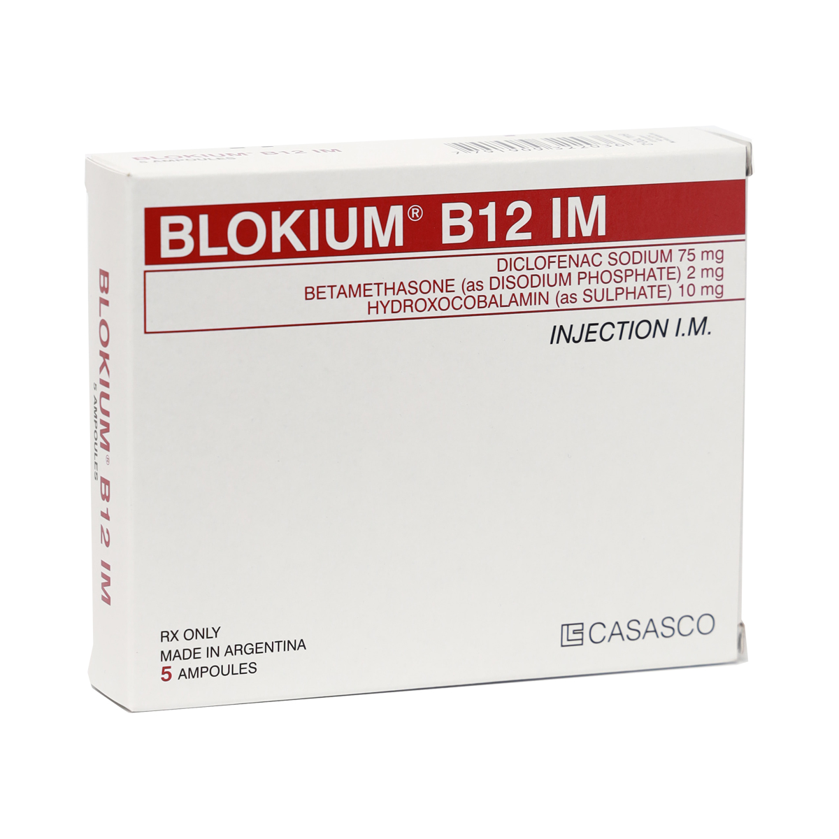 Blokium B12 IM - ბლოკიუმ B12 IM 5 ამპულა