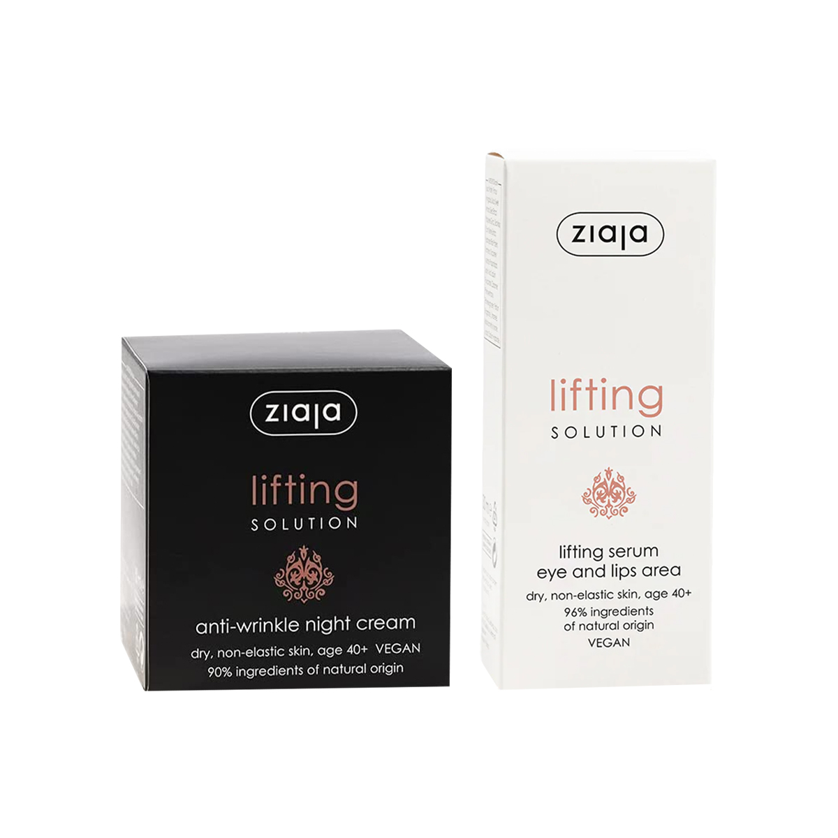 ნაკრები LIFTING ღამის კრემი და შრატი 7164 ზიაია - Ziaja