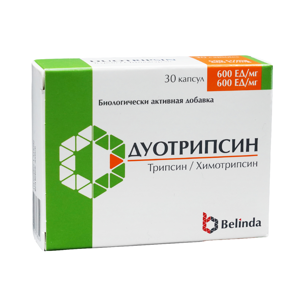 დუოტრიფსინი 600მგ 30 კაფსულა