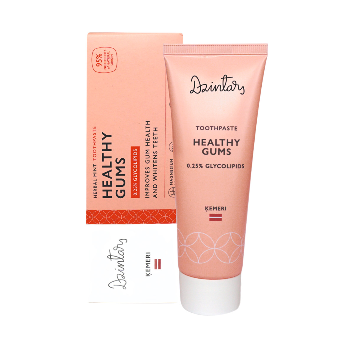 Dzintars - ძინტარსი კბილის პასტა Kemeri ღრძილების დაცვა 1575