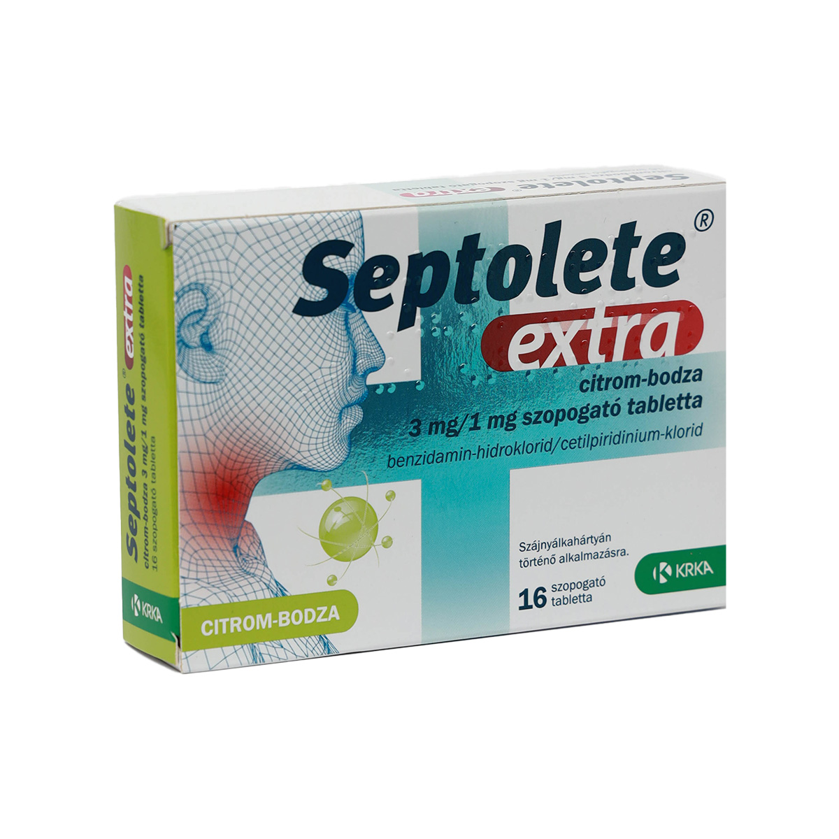 Septolete - სეპტოლეტე ექსტრა ლიმონი და ანწლი 16 ტაბლეტი