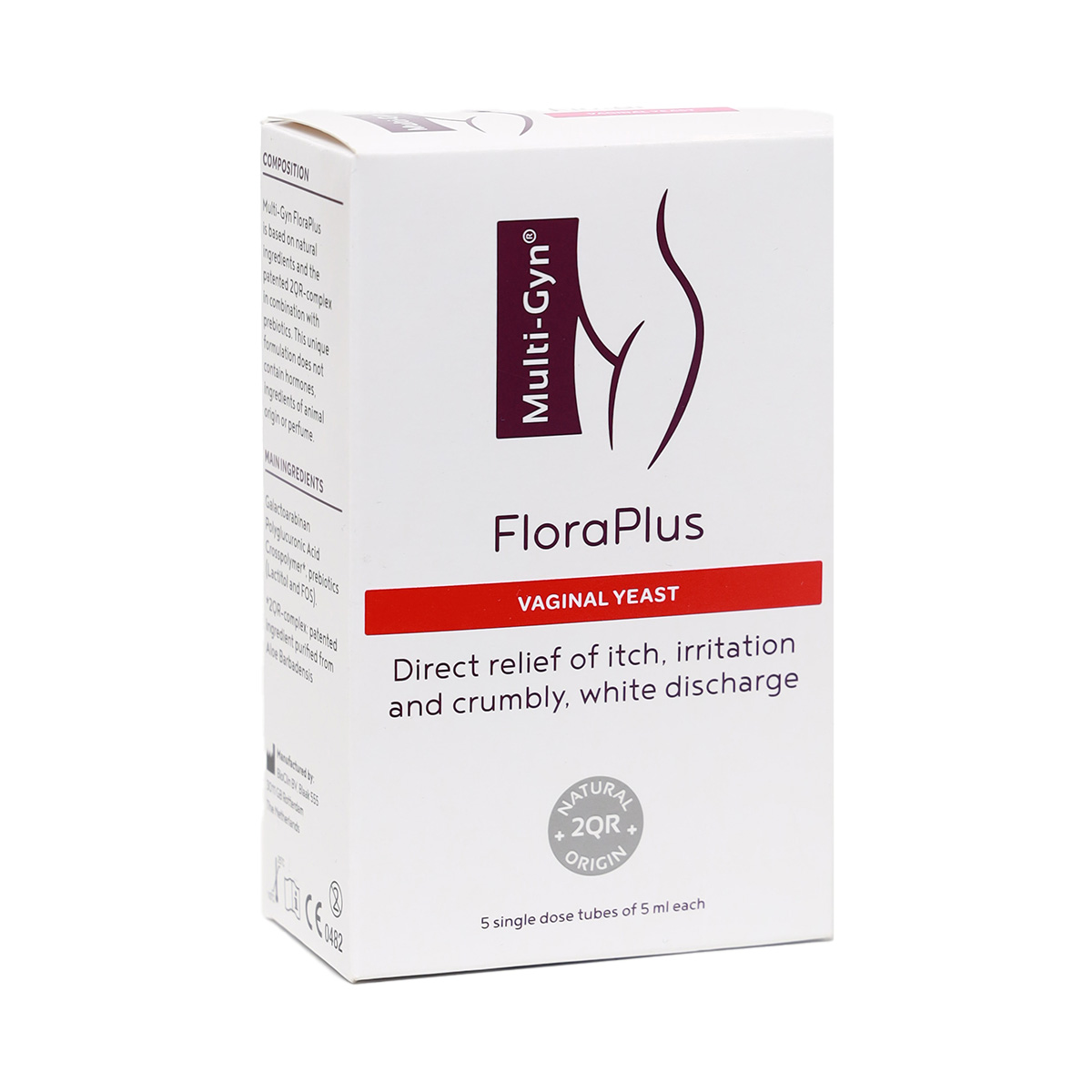Multi-Gyn - მულტი-ჯინი ფლორა პლუსი ვაგინალური გელი 5 ტუბი