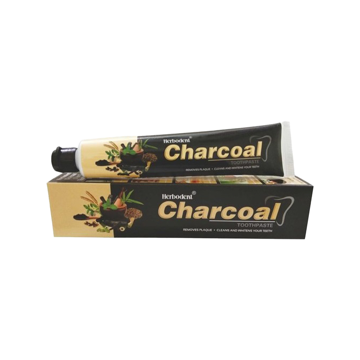 კბილის პასტა Charcoal 100 გ ჰერბოდენტი - Herbodent