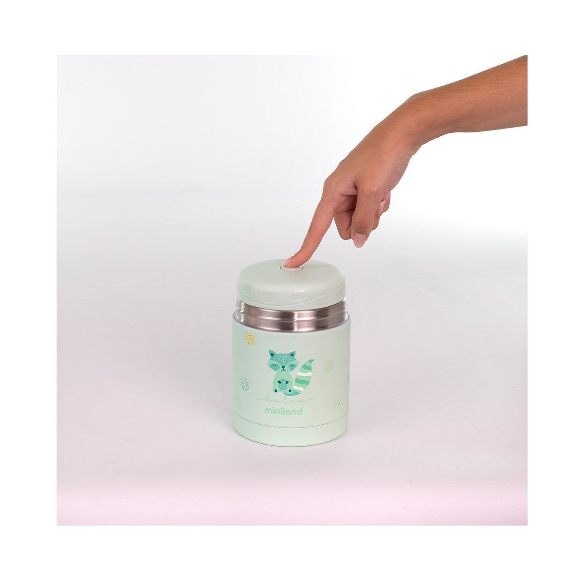 თერმოსი მწვანე  600 მლ 4894 მინილენდი - Miniland 3