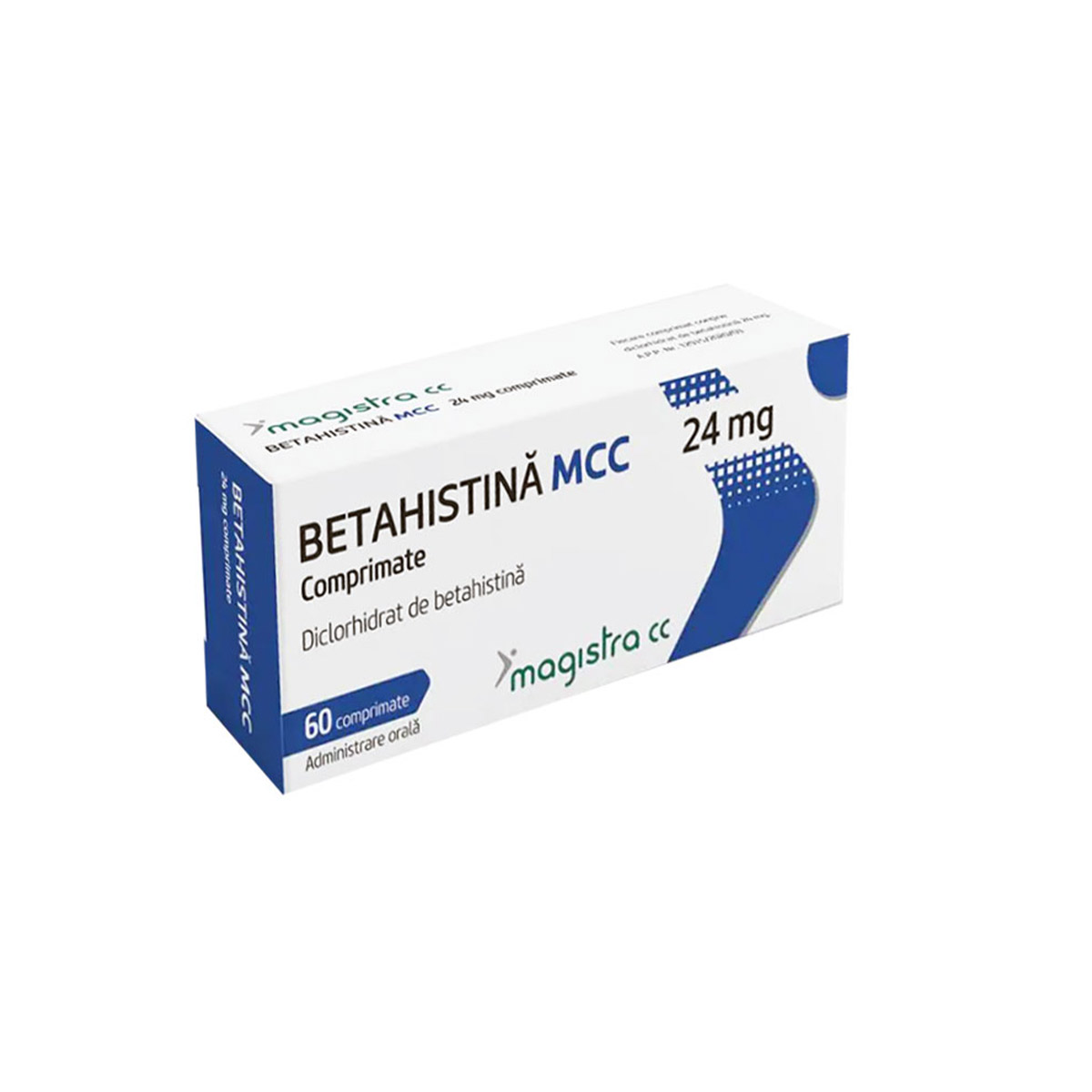 ბეტაჰისტინი - Betahistine MMC 24მგ 60 ტაბლეტი