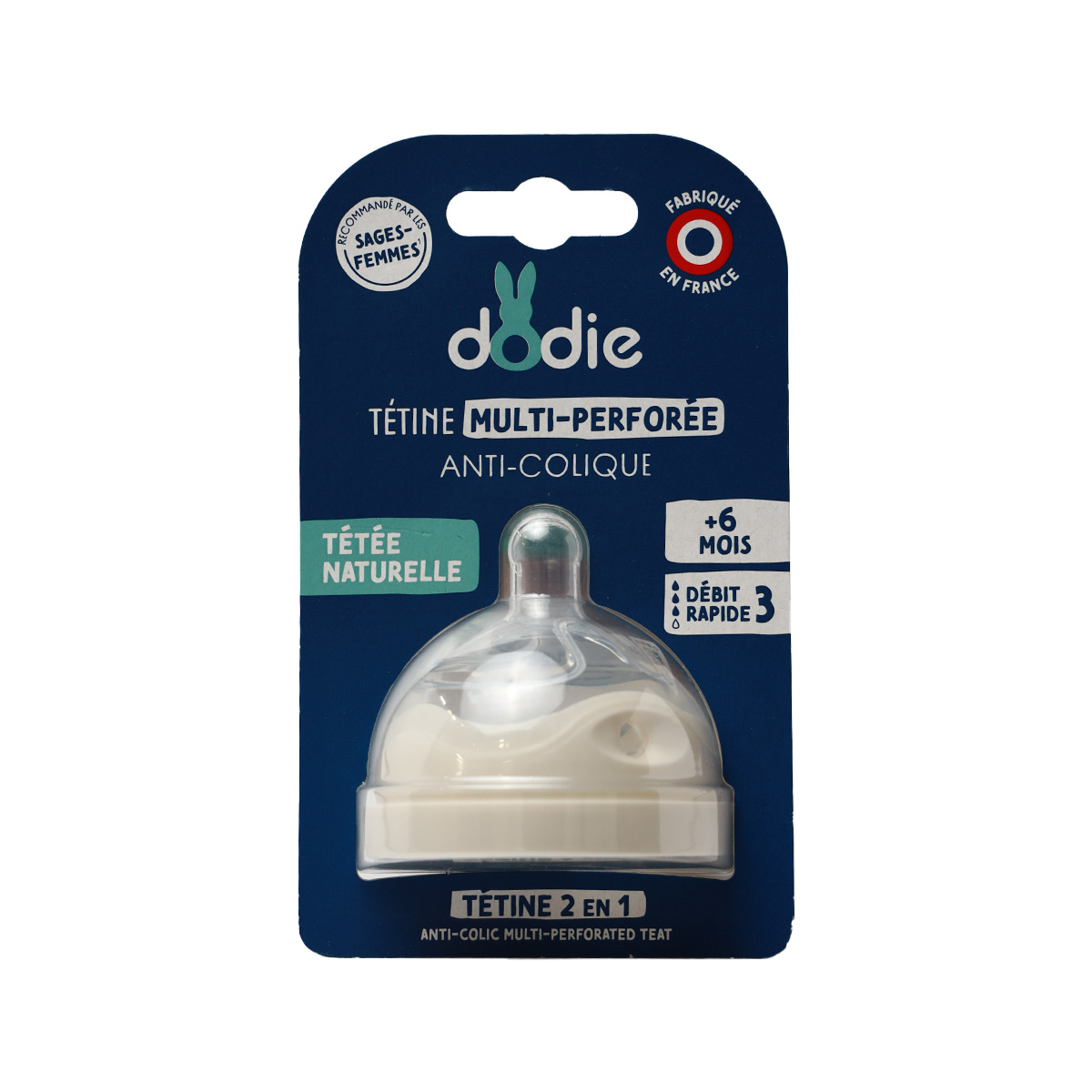 Dodie - დოძიე საწოვარა AC მულტი სწრაფი ნაკადით 0477