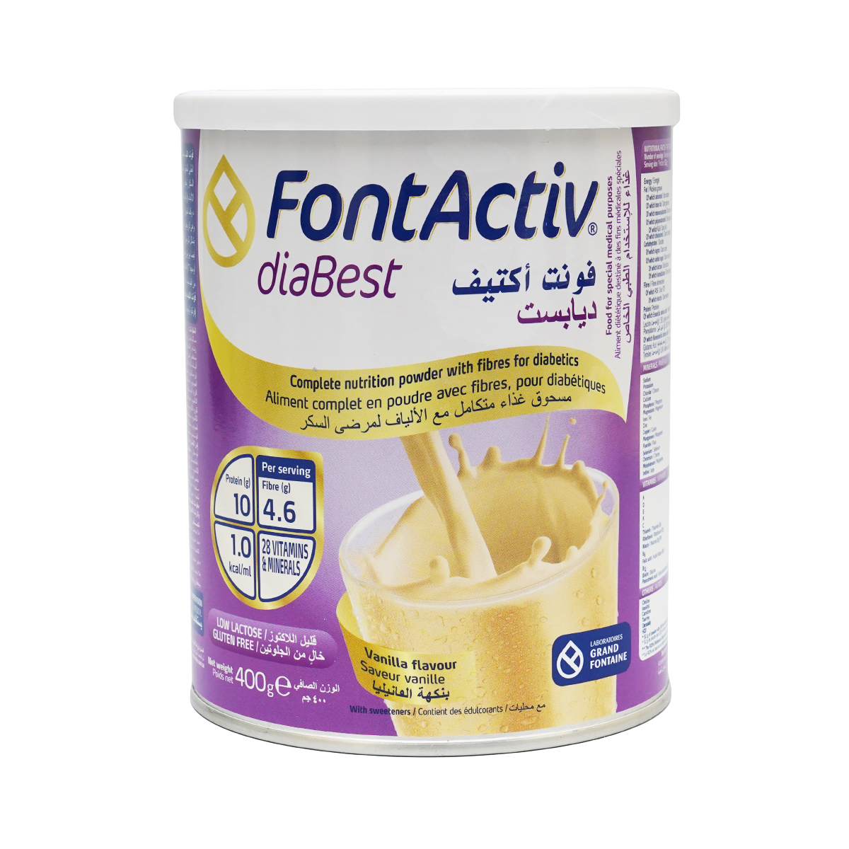 Fontactiv - ფონტაქტივი დიაბესტი ვანილი 400გ