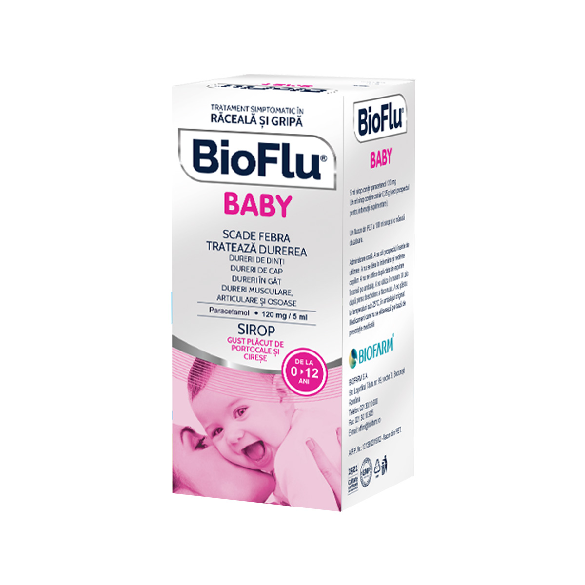 ბიოფლუ ბეიბი - BioFlu Baby 120მგ/5მლ სიროფი 100მლ