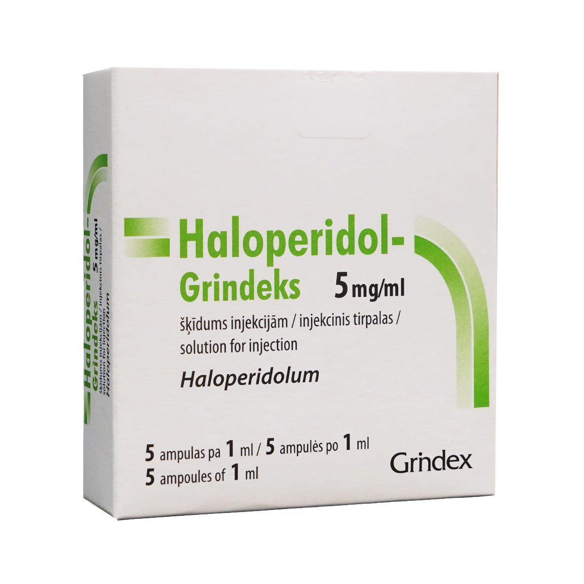 ჰალოპერიდოლი - Haloperidol 5მგ/მლ 1მლ 5 ამპულა