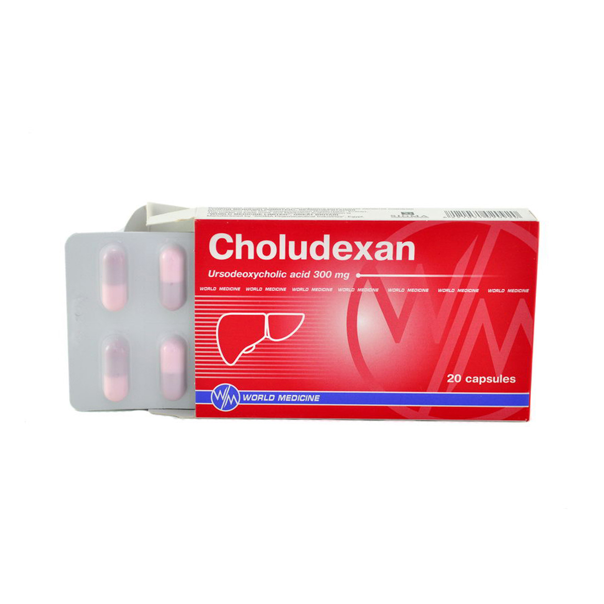 Choludexan - ხოლუდექსანი 300მგ 20 კაფსულა