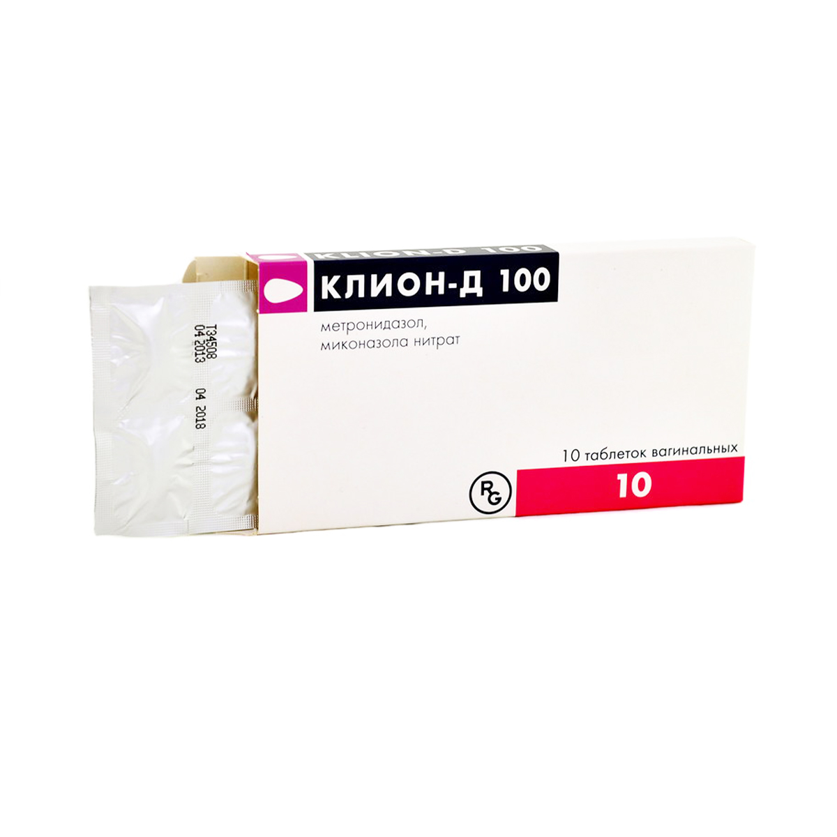 Klion D 100 - კლიონ-D 100მგ 10 ვაგინალური ტაბლეტი