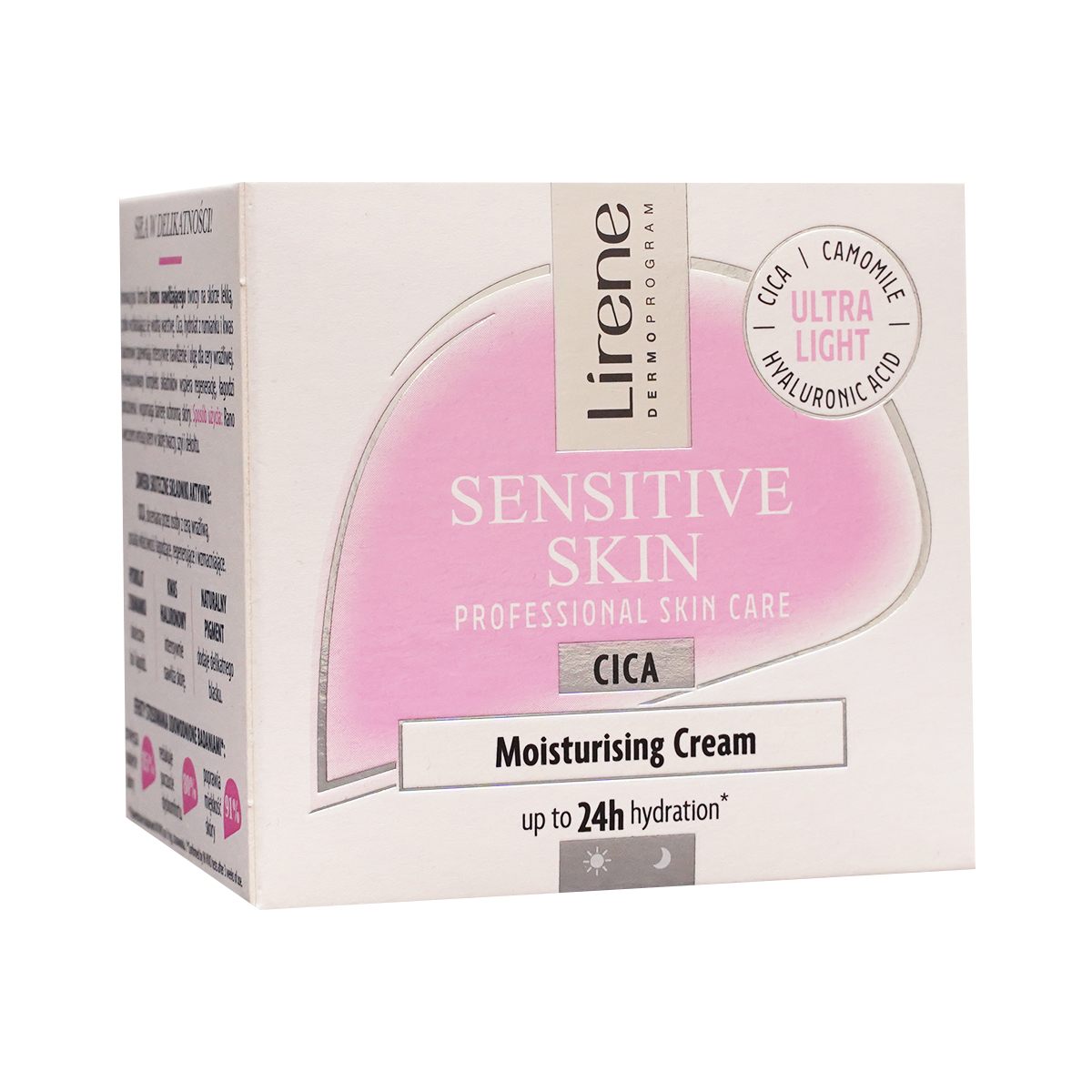 სახის დამატენიანებელი კრემი მგრძნობიარე კანისთვის 8016 ლირენე - Lirene