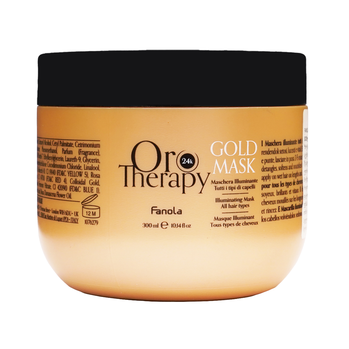 ნიღაბი ყველა ტიპის თმისთვის Oro 300 მლ 2791 ფანოლა - Fanola