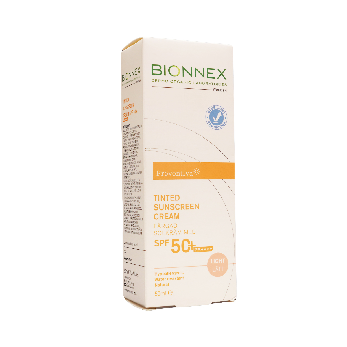 მზისგან დამცავი კრემი SPF50+ შეფერილი 2619 ბიონექსი - Bionnex