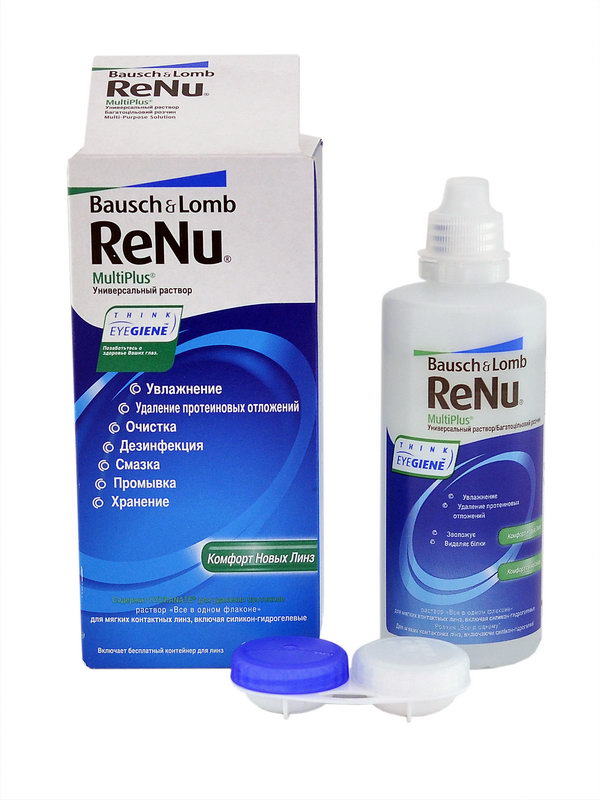 რენიუ კონტაქტური ლინზების ხსნარი 120მლ.. ფლაკონი