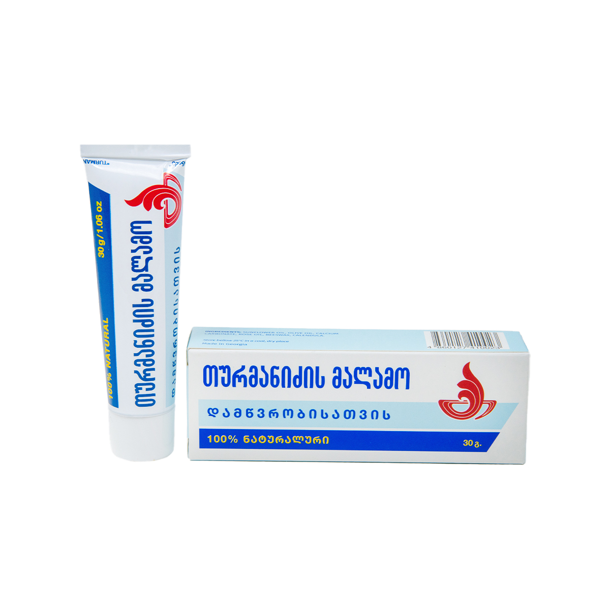 თურმანიძის მალამო დამწვრობისთვის 30გ 