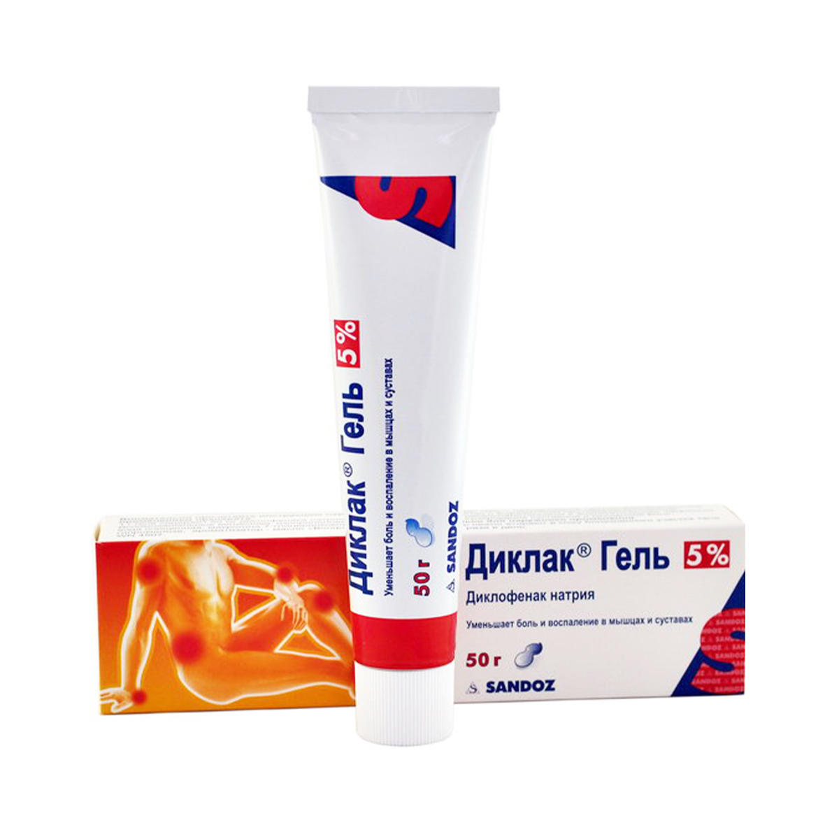 Diclac - დიკლაკი გელი 5% 50გ