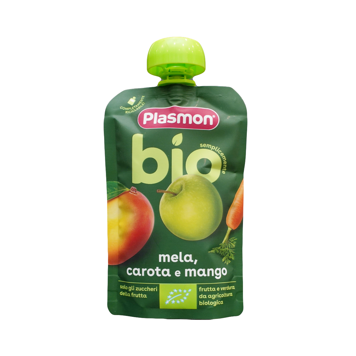 ბიო პაუჩი ვაშლი სტაფილო და მანგო 1901 პლასმონი - Plasmon