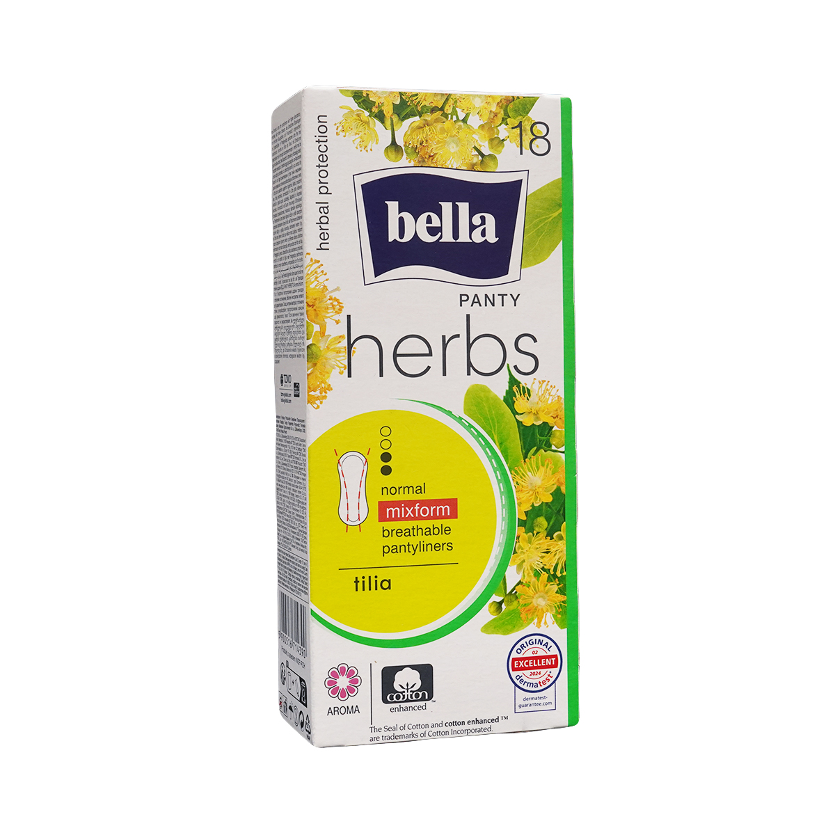 ჰიგიენური საფენი დეო ფრთიანი Tilla 18 ცალი 4390 ბელა - Bella